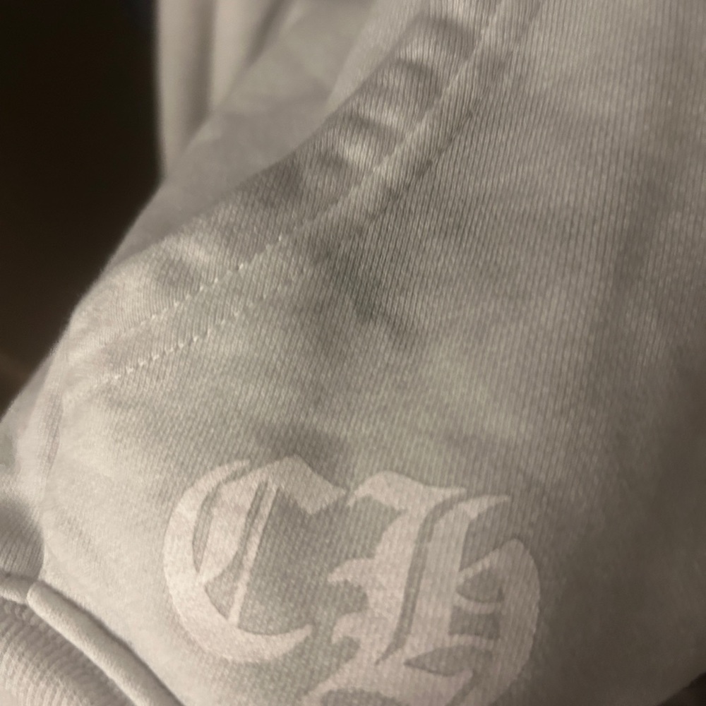 Chrome hearts white hoodie